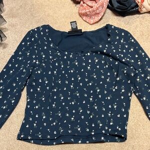 Floral Long Sleeve Top